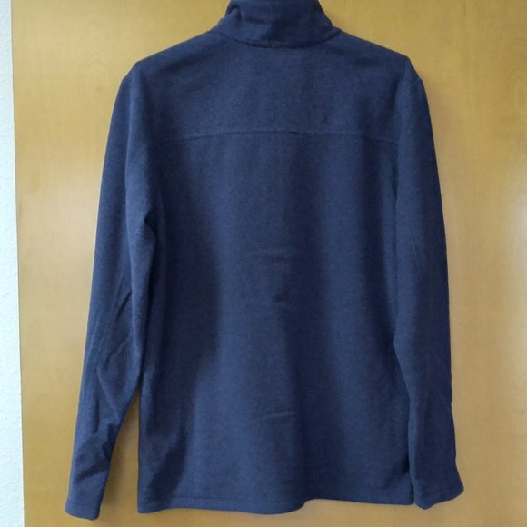 🆕 The North Face Men's Cap Rock Fleece Full Zip, Large-TNF Navy Heather, Auth. - Picture 2 of 5